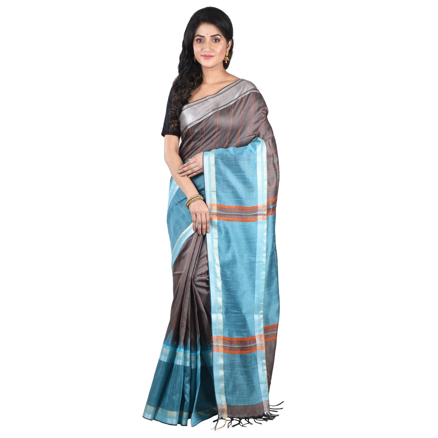 Premium Pure Handloom Silk Cotton Sarees with Blouse Piece for Women & Girls