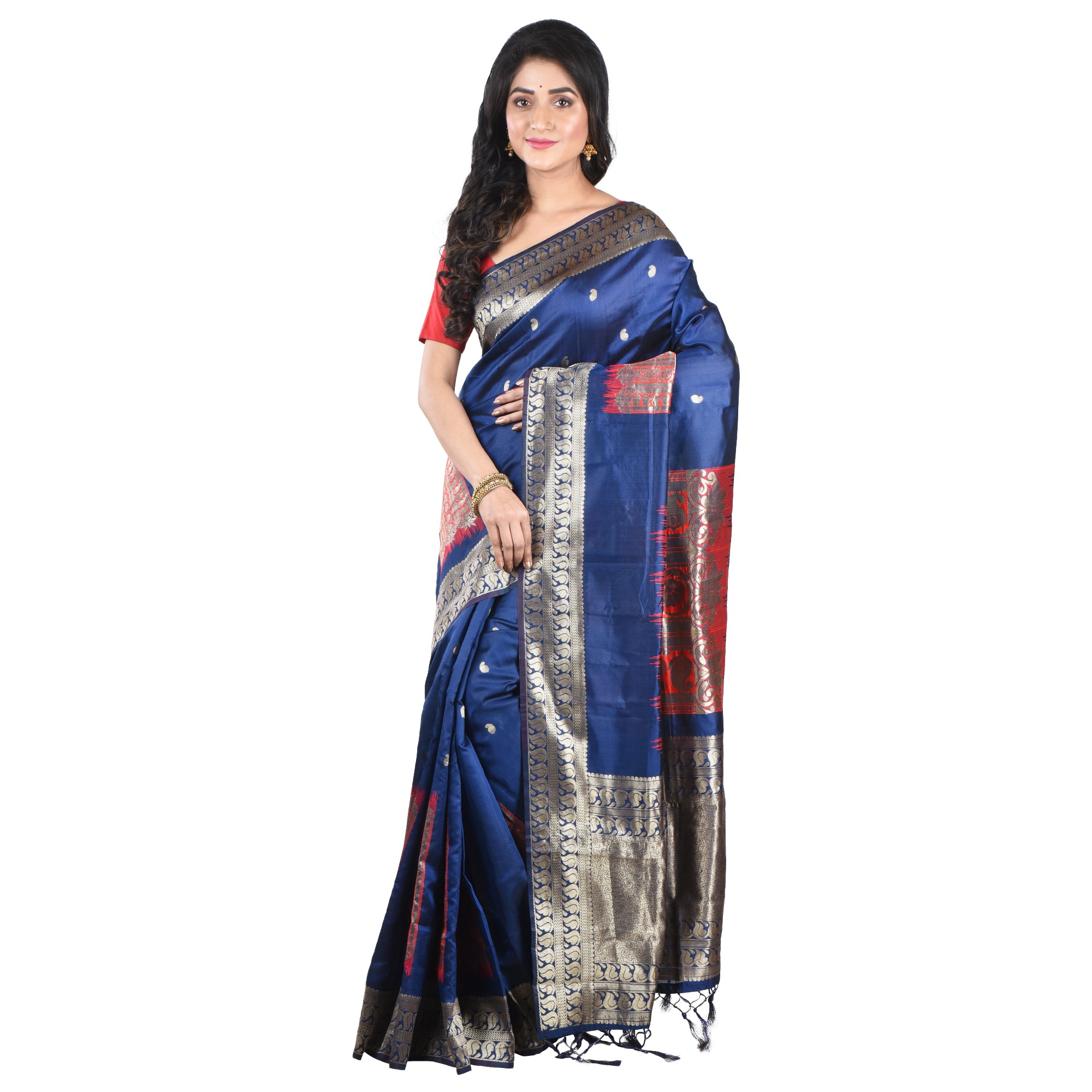 Premium Silk By Cotton Handloom Banarasi Saree