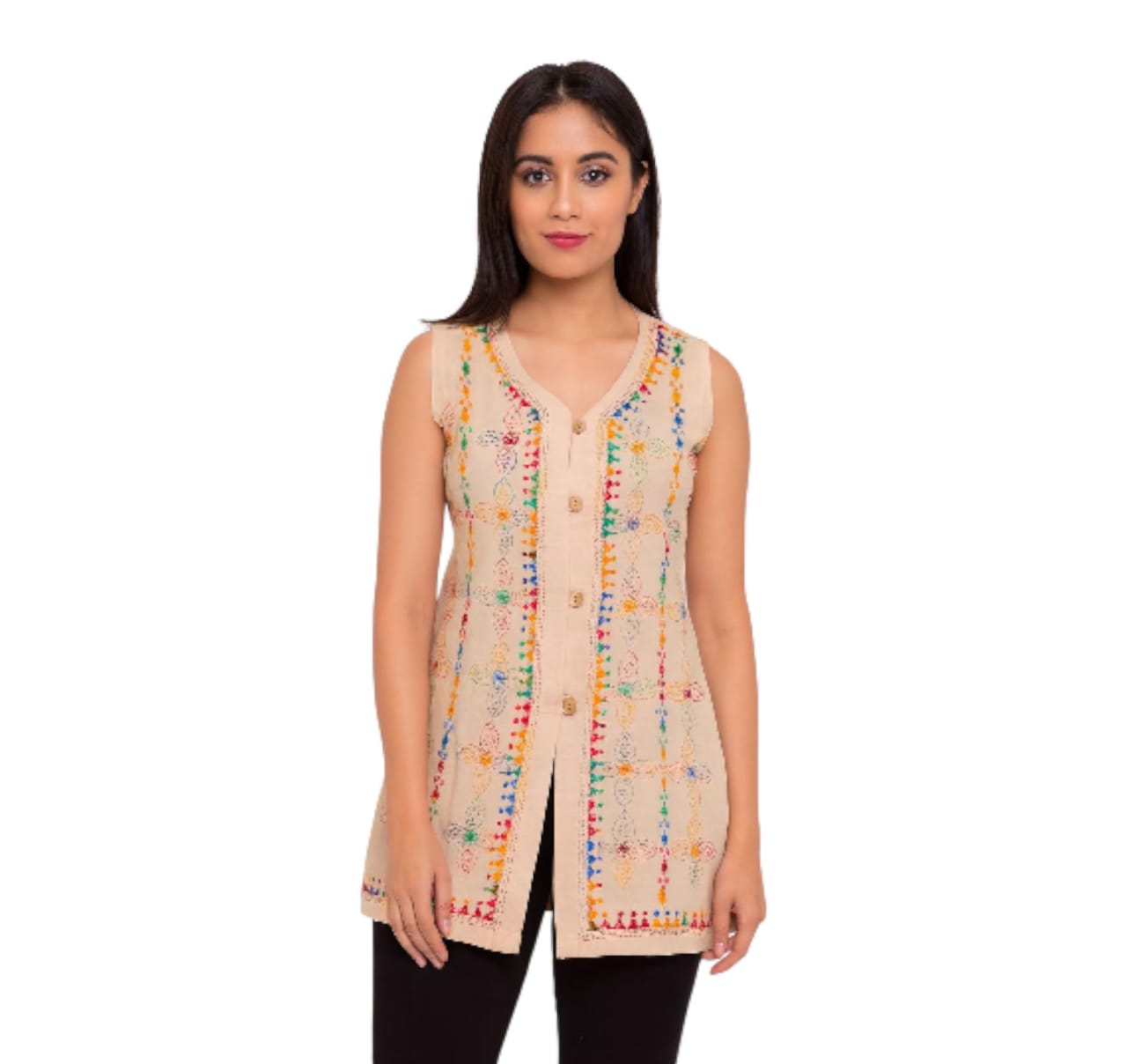 Handmade Hand-Embroidered Kantha Jackets