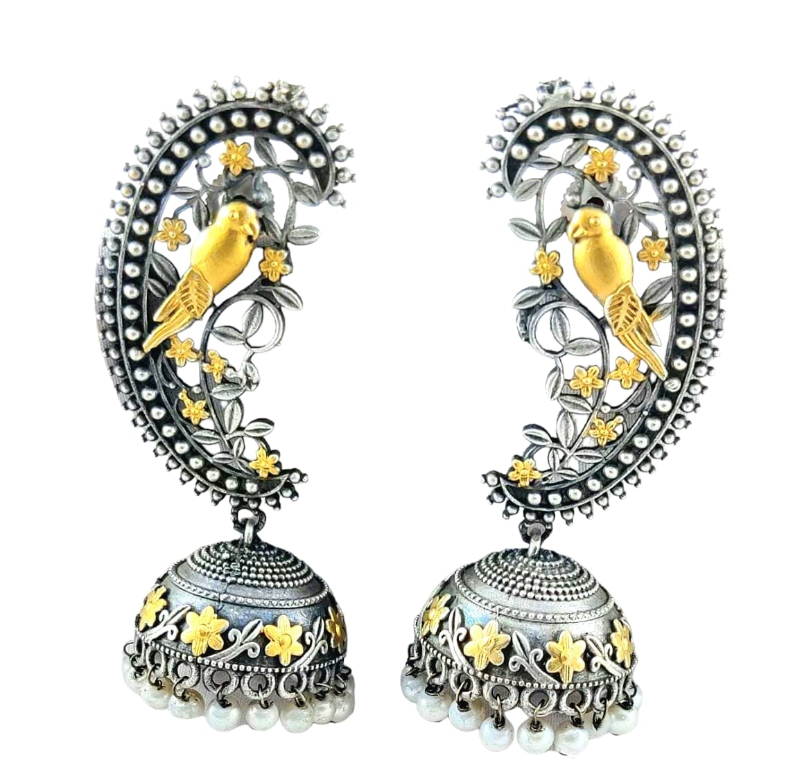 Handcrafted Silver Plated Earrings For Women & Girls