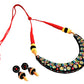 Handmade Terracotta Collar Necklace Set