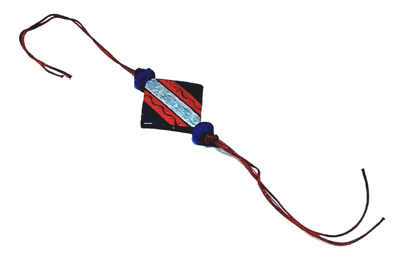 Purely Handmade & Handpainted Terracotta Rakhis for Brother