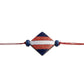 Purely Handmade & Handpainted Terracotta Rakhis for Brother