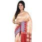 Handwoven Cotton Silk Saree, Breathable Fabric with Traditional Weaving Style for Festive & Everyday Ethnic Wear