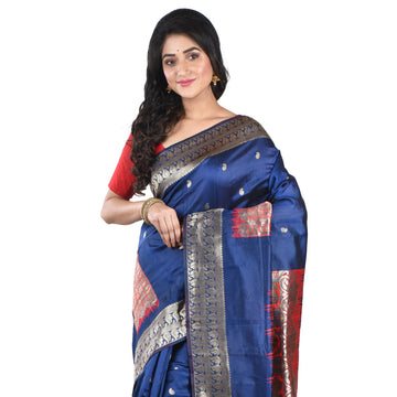 Premium Silk By Cotton Handloom Banarasi Saree