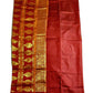 Women's Bomkai Silk Saree with Meenakari Thread & Golden Zari Work