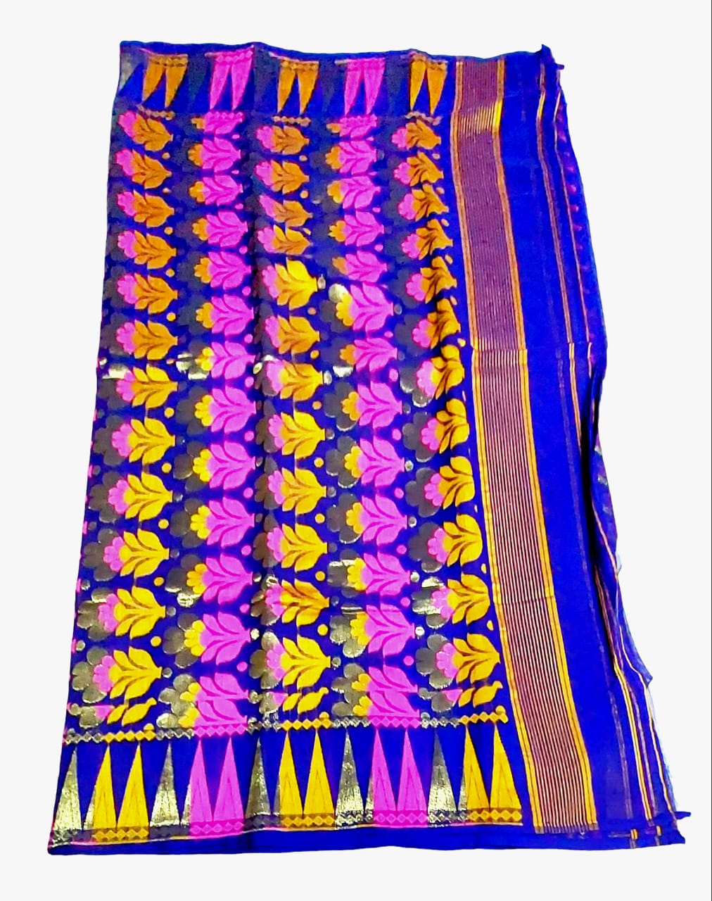 Handloom Soft Resham Dhakai Jamdani Sarees for Festival