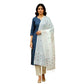 Purely Handwoven Soft & Lightweight Jamdani Dupatta With Tassel