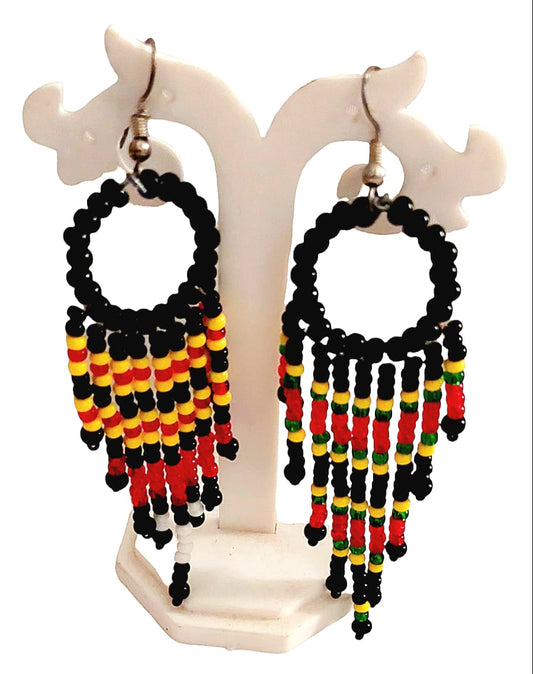 Purely Handmade Glass Beads Earrings