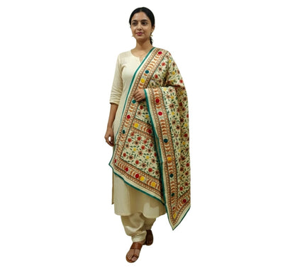 Premium Phulkari Embroidered Dupatta