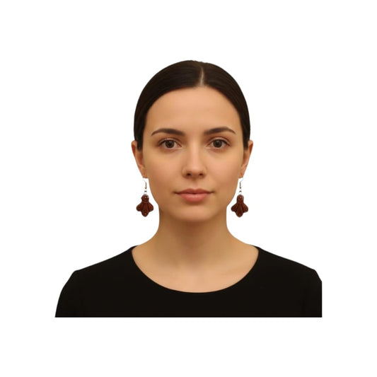 Purely Handmade Lightweight Terracotta Earrings (Danglers)