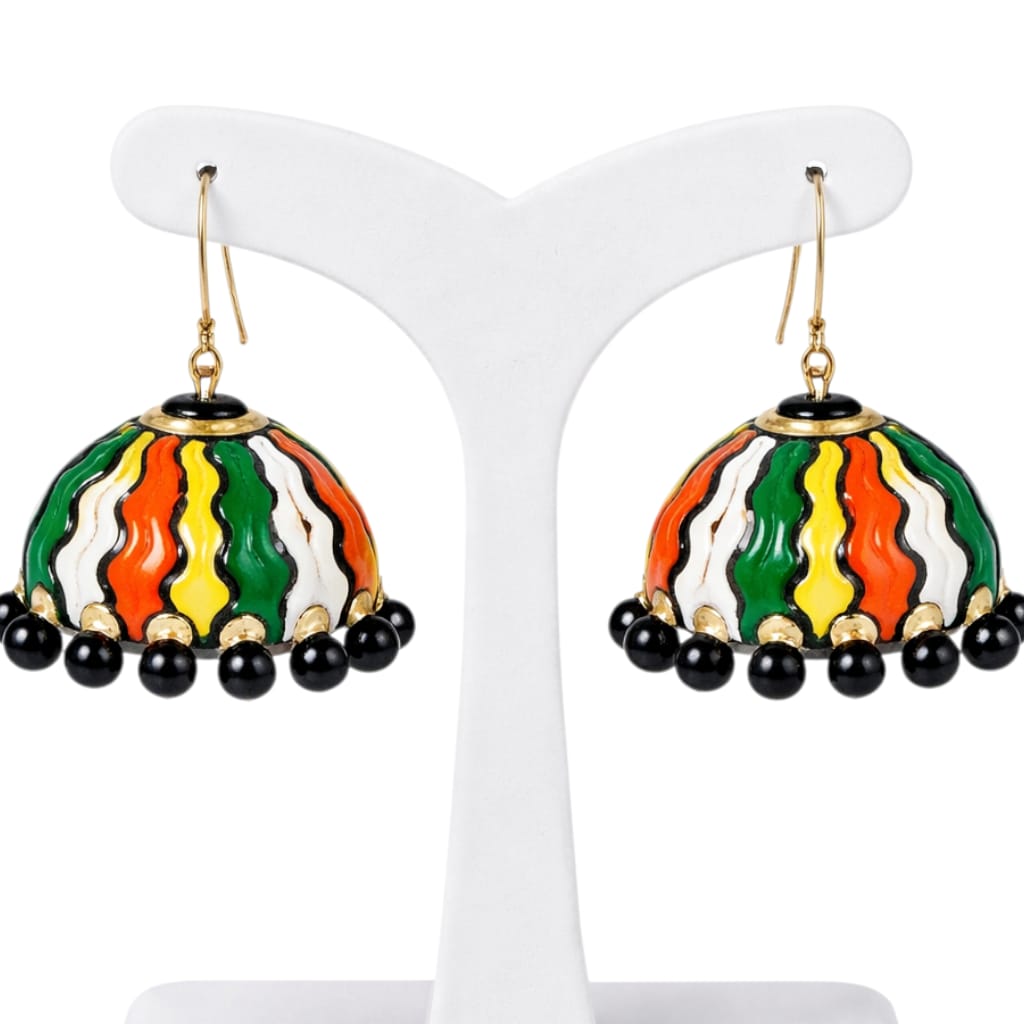 Terracotta Small Jhumka Designer Earrings