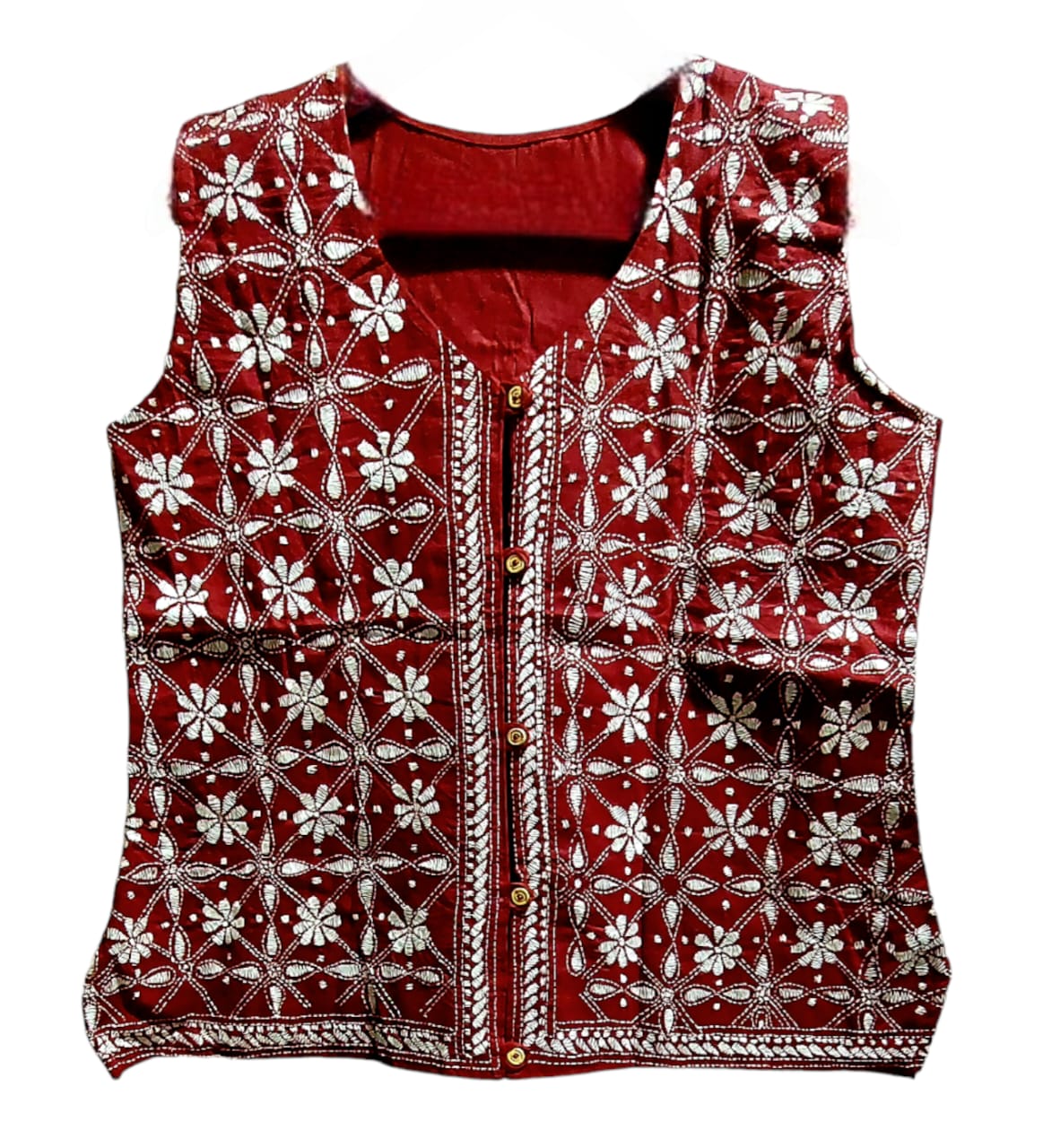 Handmade Hand-Embroidered Kantha Jackets