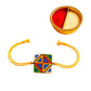 Purely Handmade & Handpainted Terracotta Rakhis for Brother