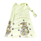 Kantha Stitch Hand Embroidered Women's Cotton Wrap Around Skirt