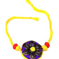 Purely Handmade & Handpainted Clay Rakhi – Unique Artistic Bracelet Rakhi with Traditional Designs