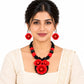 Purely Handmade Clay Jewellery Sets (With Earrings) for Women & Girls