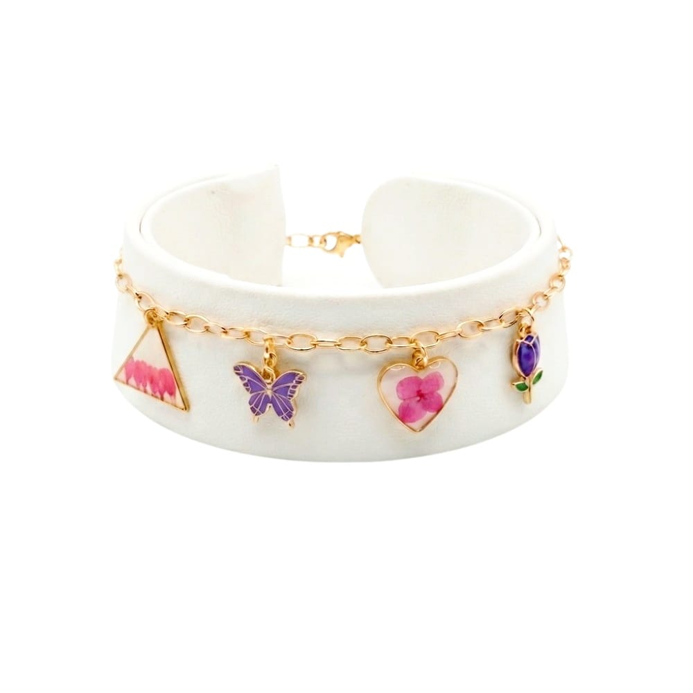 Purely Handmade Resin Bracelets With Chimes