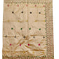 Hand Embroidered Kantha Cotton Silk Saree With Thread Work, Comfortable Fabric And Blouse Piece