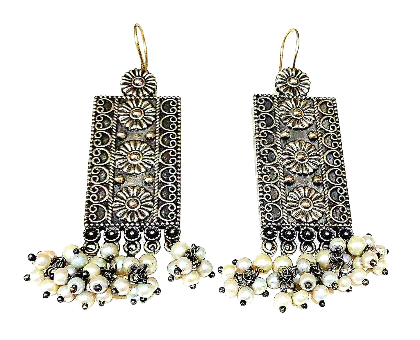 Handcrafted Silver Plated Earrings For Women & Girls