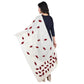 Purely Handloom Woolen Stole With Woolen Hand Embroidery