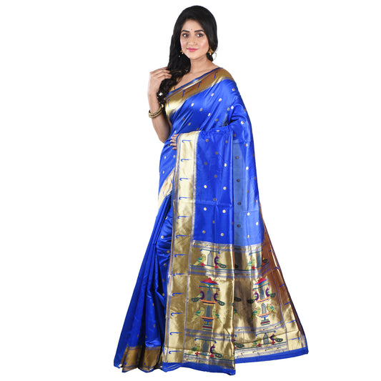 Exquisite Muniya Paithani Silk Sarees For Women & Girls