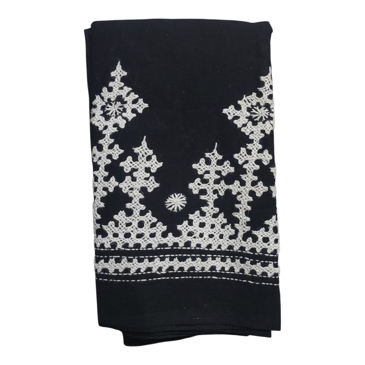 Hand Embroidered Gujarati Stitch Blouse Piece for Women & Girls