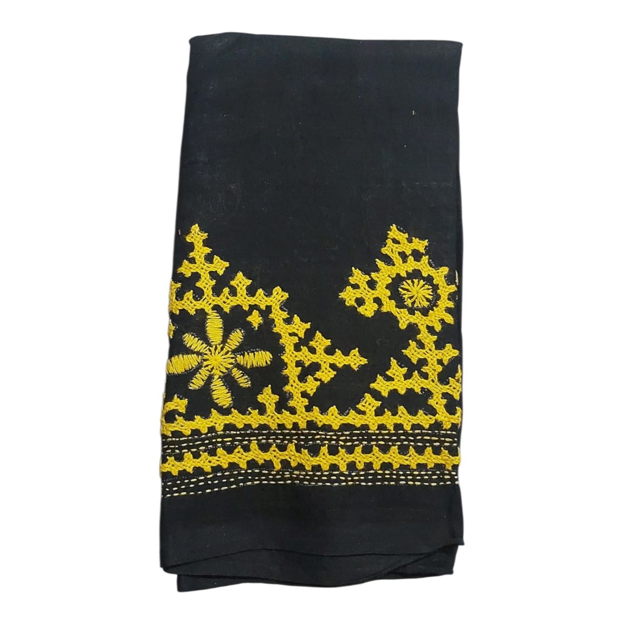 Hand Embroidered Gujarati Stitch Blouse Piece for Women & Girls