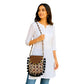 Gajji Silk Ajrakh Printed Leather Crossbody Flip Sling Bag