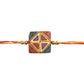 Purely Handmade & Handpainted Terracotta Rakhis for Brother