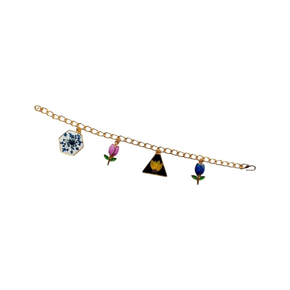 Purely Handmade Resin Bracelets With Chimes