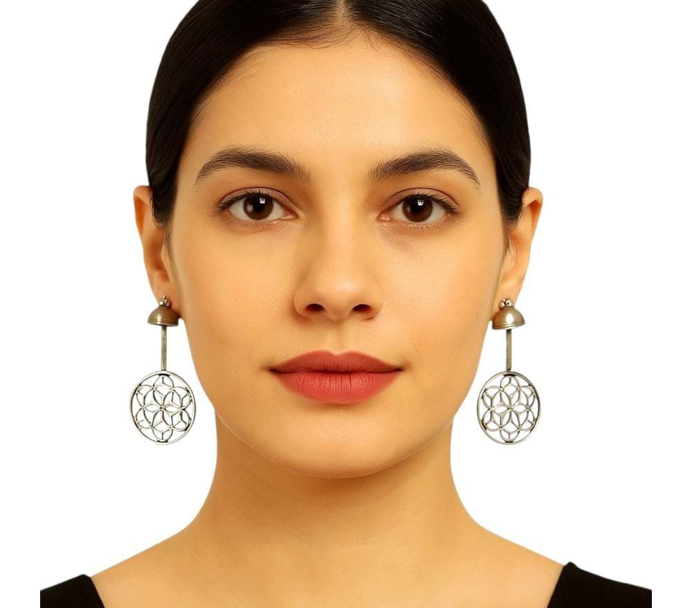 Handcrafted Silver Plated Earrings For Women & Girls