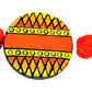 Purely Handmade & Handpainted Terracotta Rakhis for Brother