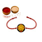 Purely Handmade & Handpainted Terracotta Rakhis for Brother