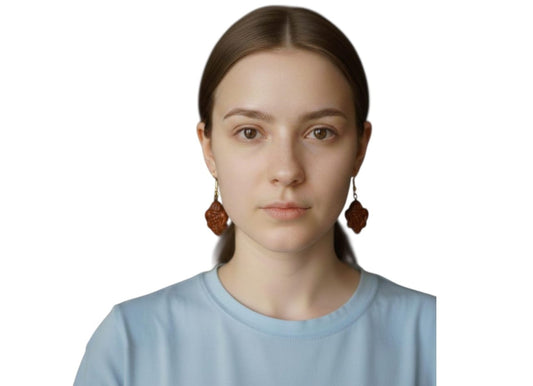 Purely Handmade Lightweight Terracotta Earrings (Danglers)