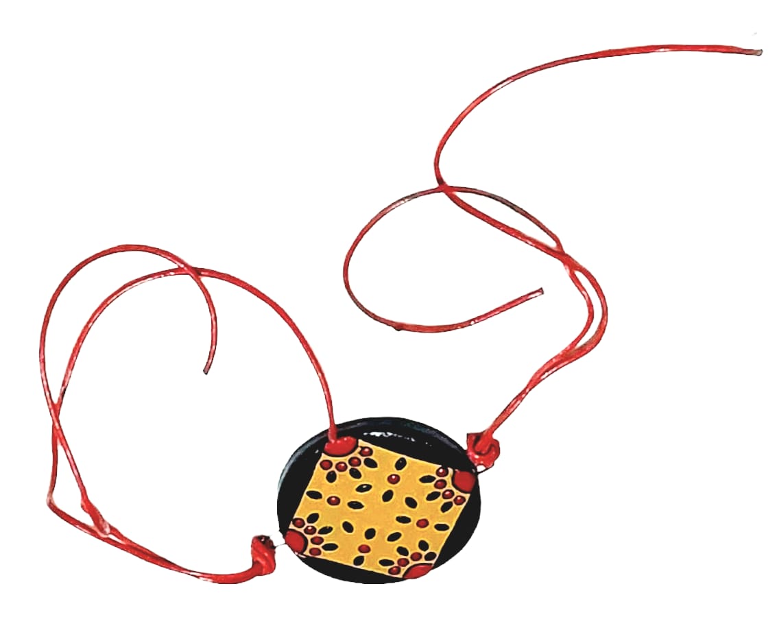 Purely Handmade & Handpainted Terracotta Rakhis for Brother