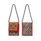 Ajrakh Printed Kutch Embroidery Sling Bag