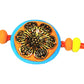 Purely Handmade & Handpainted Clay Rakhi – Unique Artistic Bracelet Rakhi with Traditional Designs