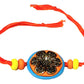 Purely Handmade & Handpainted Clay Rakhi – Unique Artistic Bracelet Rakhi with Traditional Designs