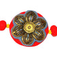 Purely Handmade & Handpainted Clay Rakhi – Unique Artistic Bracelet Rakhi with Traditional Designs