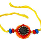 Purely Handmade & Handpainted Clay Rakhi – Unique Artistic Bracelet Rakhi with Traditional Designs