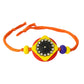 Purely Handmade & Handpainted Clay Rakhi – Unique Artistic Bracelet Rakhi with Traditional Designs