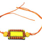 Purely Handmade & Handpainted Terracotta Rakhis for Brother