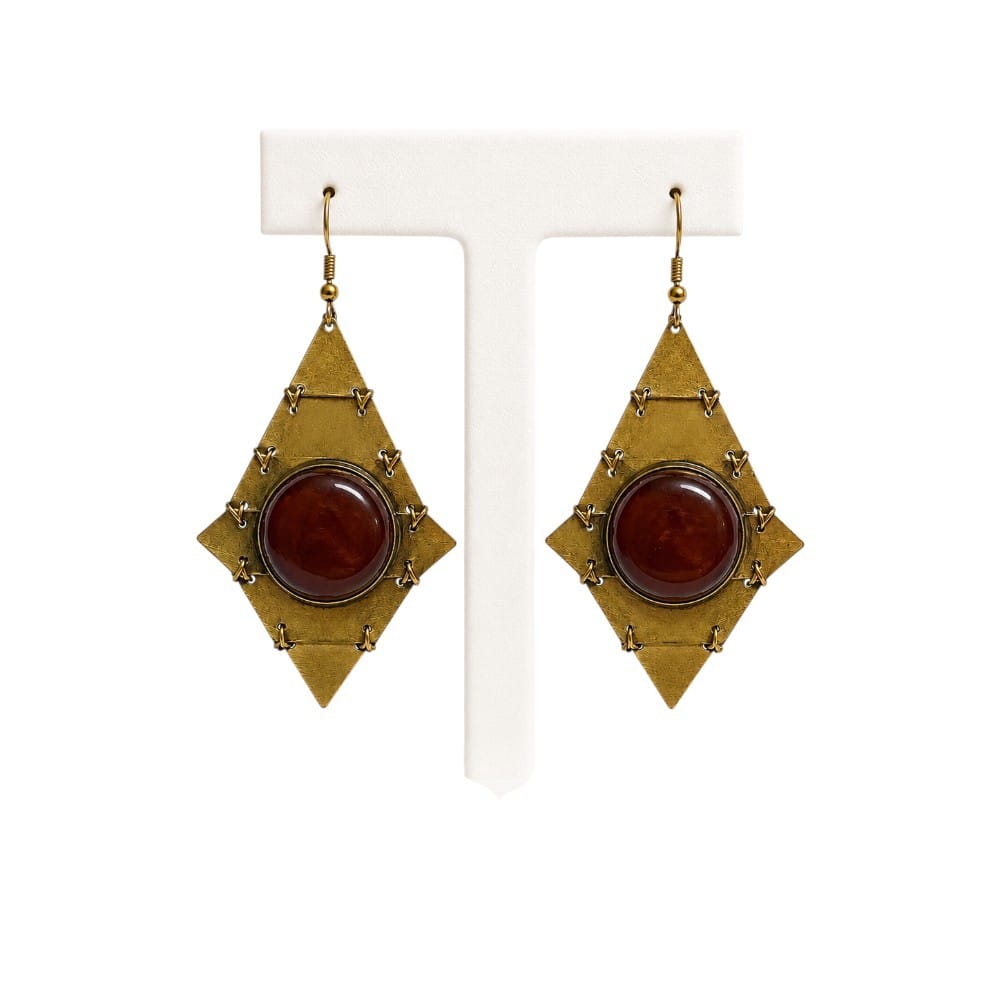 Purely Handmade Brass Earrings