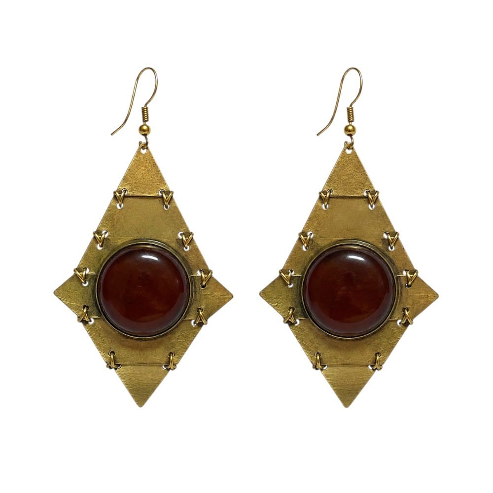 Purely Handmade Brass Earrings