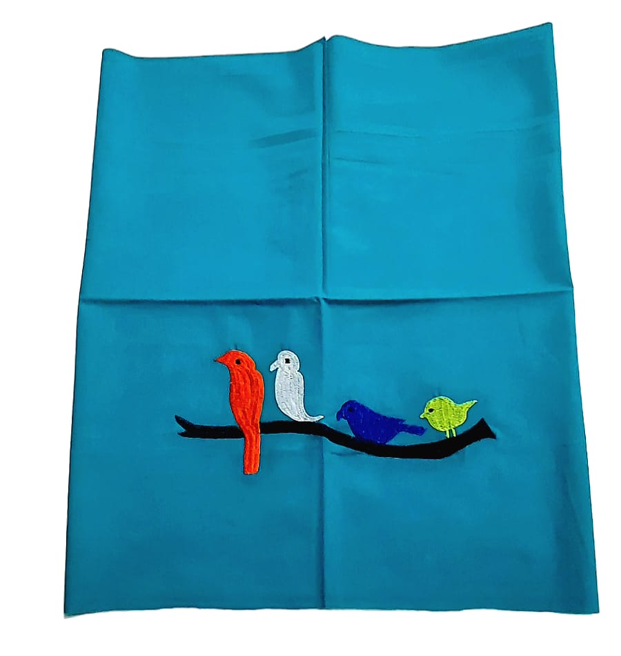 Hand Embroidered Hand Stitched Designer Premium Cotton Blouse Piece