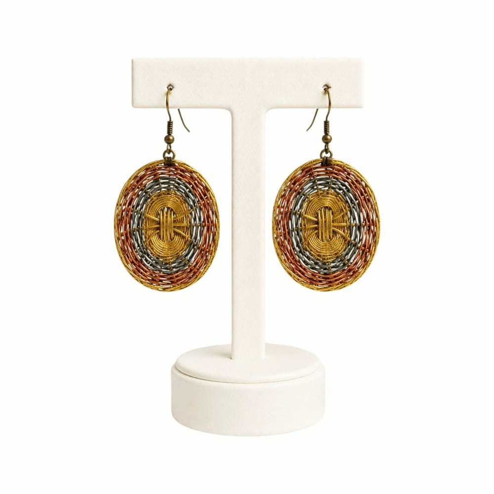 Purely Handmade Brass Earrings