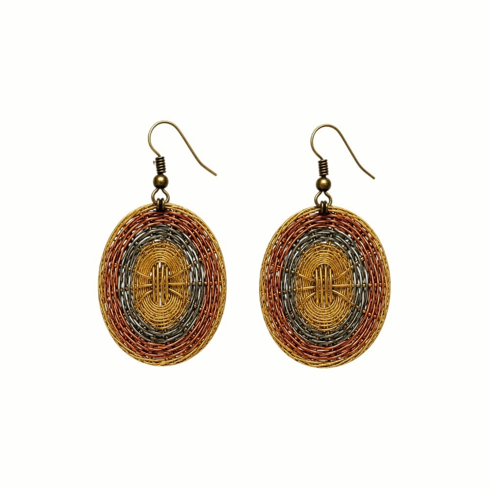 Purely Handmade Brass Earrings