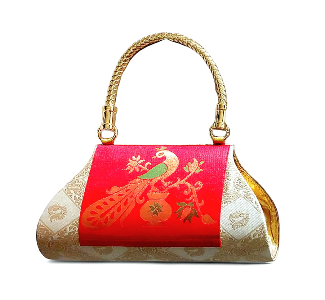 Luxury Paithani Clutch Bag