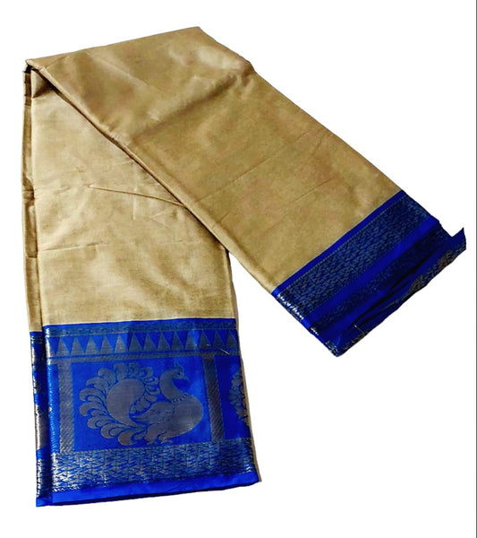 Fashweave Women's Gadwal Silk by Cotton Saree